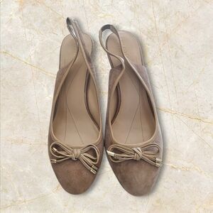 NWOB Kate Spade Suede Slingback Heels